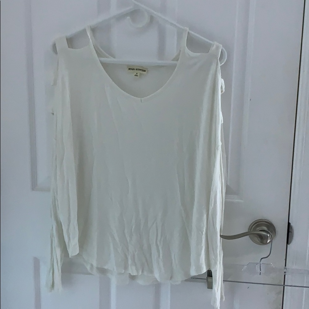 Long sleeve white shirt